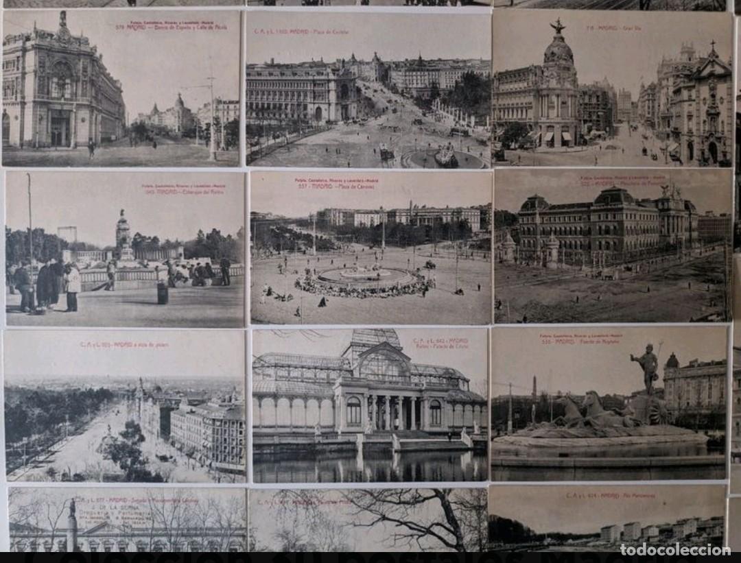 Postales: Lote postales antiguas de Madrid - Foto 3