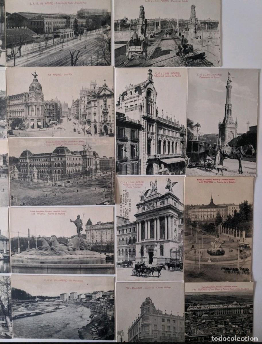 Postales: Lote postales antiguas de Madrid - Foto 4