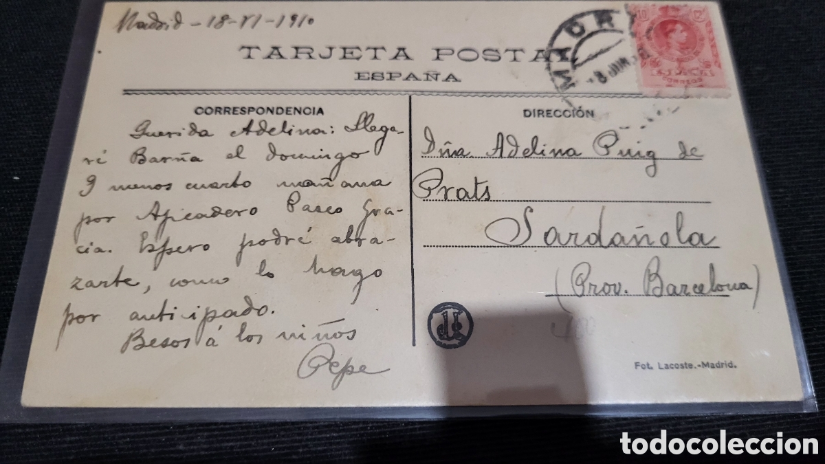 Postales: Tarjeta Postal usada Madrid - Foto 2
