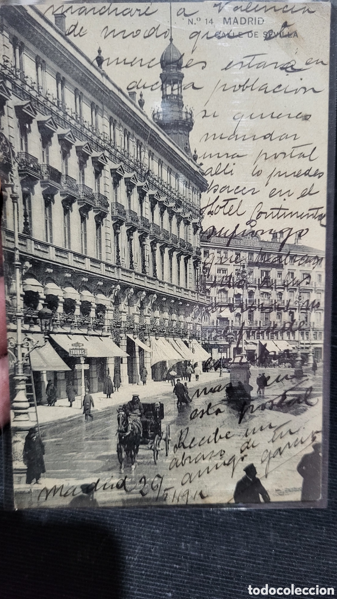 Postcards: Tarjeta Postal usada Madrid