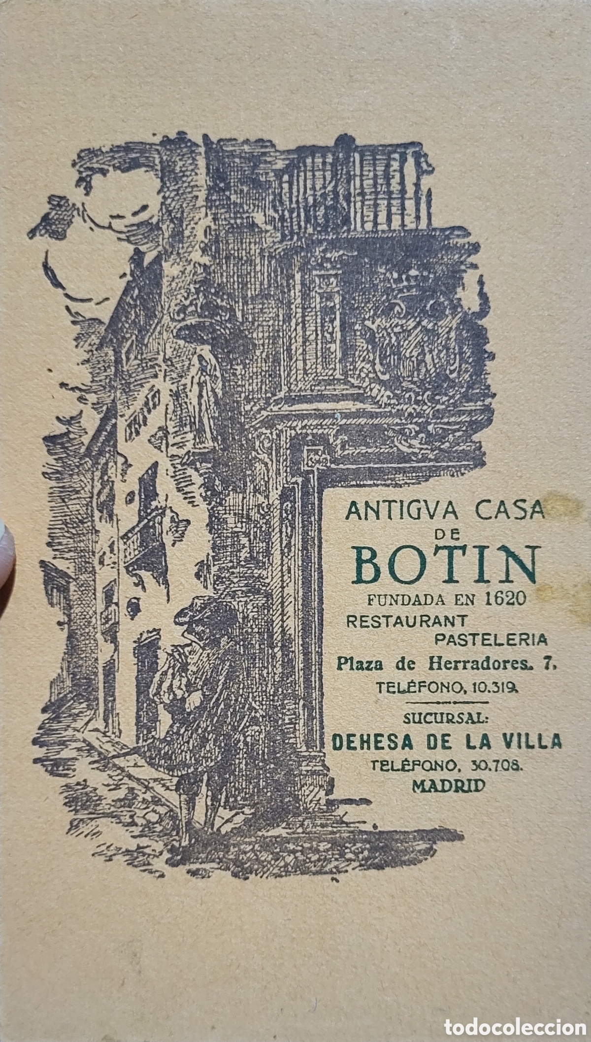 Postcards: Postales bloque de 12 postales Antigua casa Botin