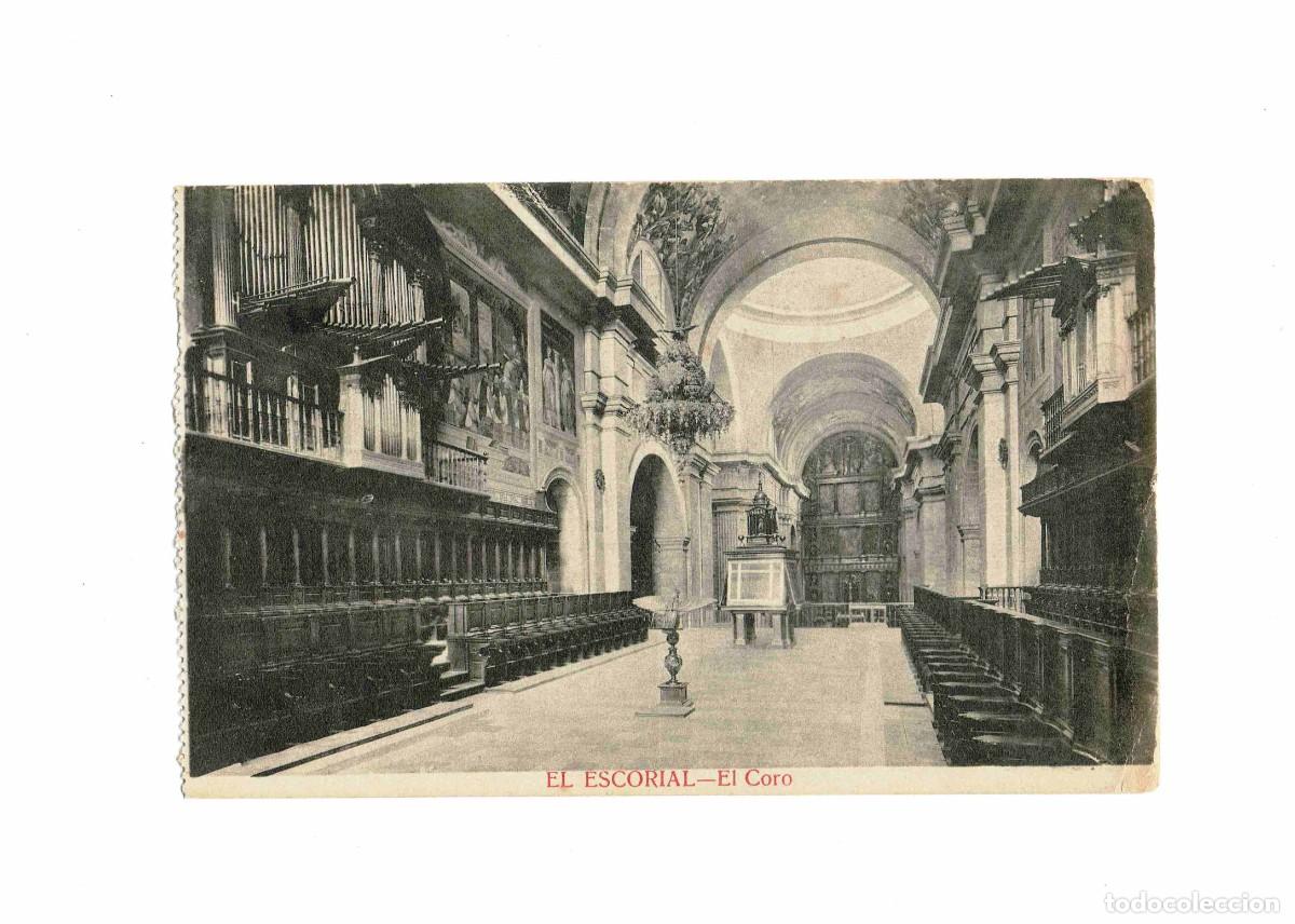 Postales: El Escorial - El Coro.
