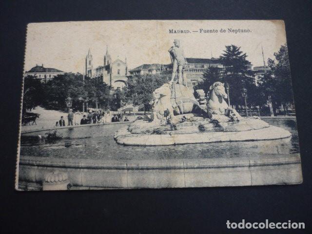 Postales: MADRID FUENTE DE NEPTUNO - Foto 1