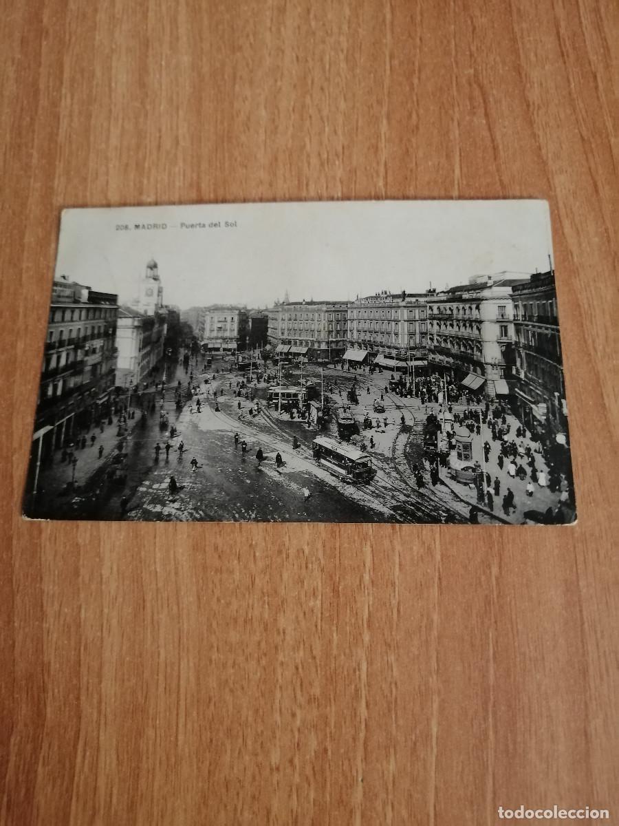 Postales: POSTAL MADRID PUERTA DEL SOL CIRCULADA - Foto 1