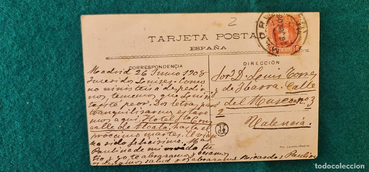 Postales: POSTAL MADRID (1908) PUERTA DE ALCALA - RW - Foto 2
