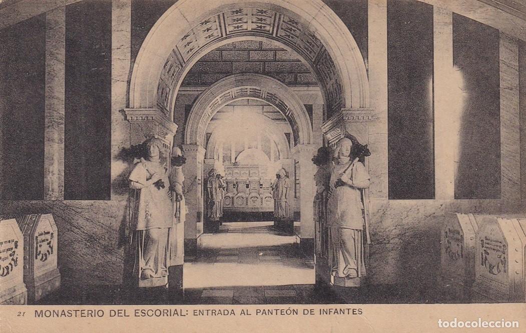 Postcards: 21 Monasterio del Escorial - Entrada al Pante&oacute;n de Infantes