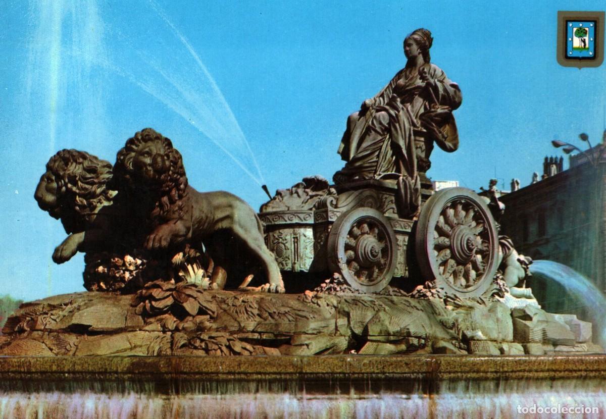 Postales: Madrid la Cibeles sin circular - Foto 1