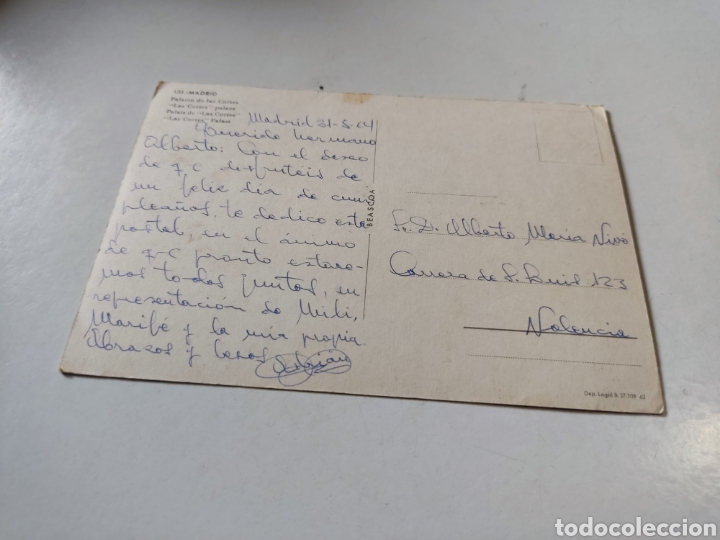 Postales: Postal Madrid,cortes espa&ntilde;olas - Foto 2