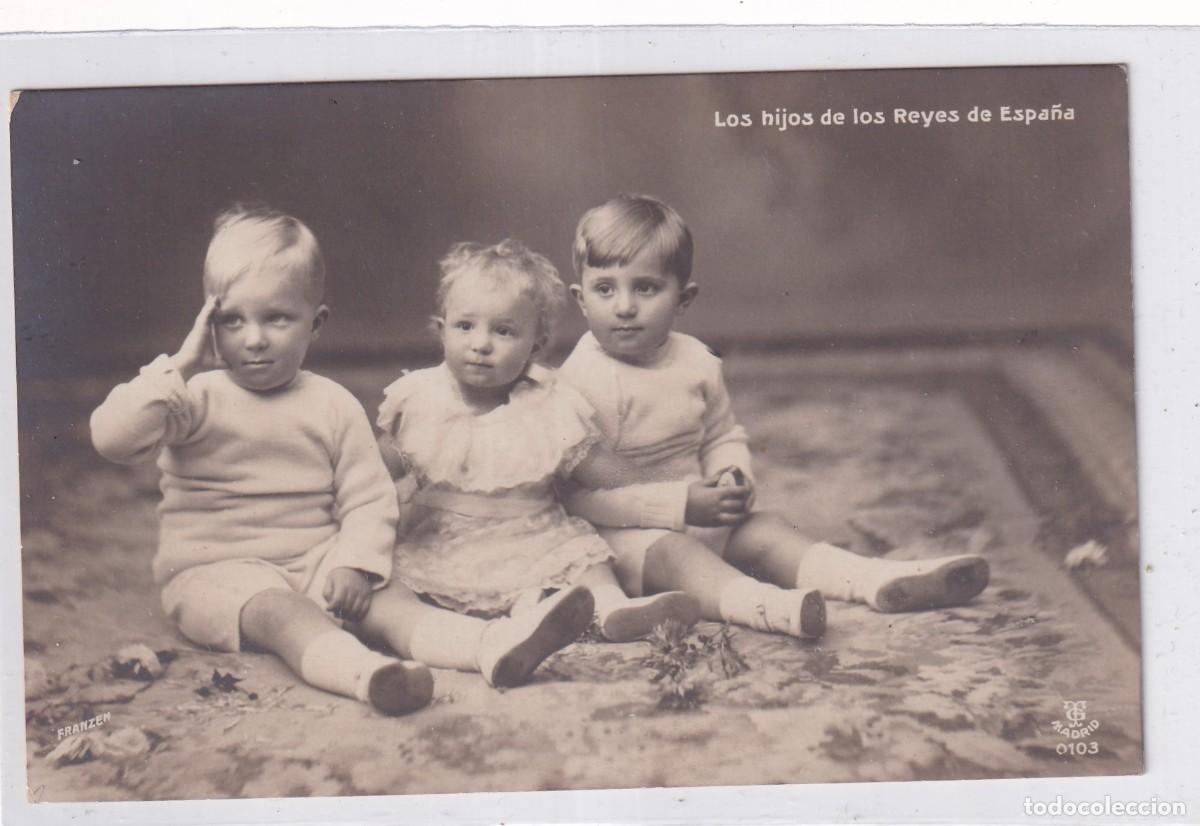 Postales: Los hijos de los Reyes de Espa&ntilde;a. Monarqu&iacute;a. Sin circular.