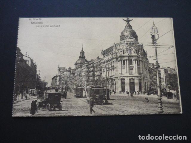 Postales: MADRID CALLE DE ALCALA - Foto 1