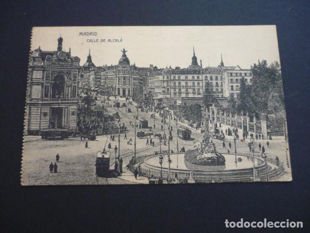 Postales: MADRID CALLE DE ALCALA - Foto 1