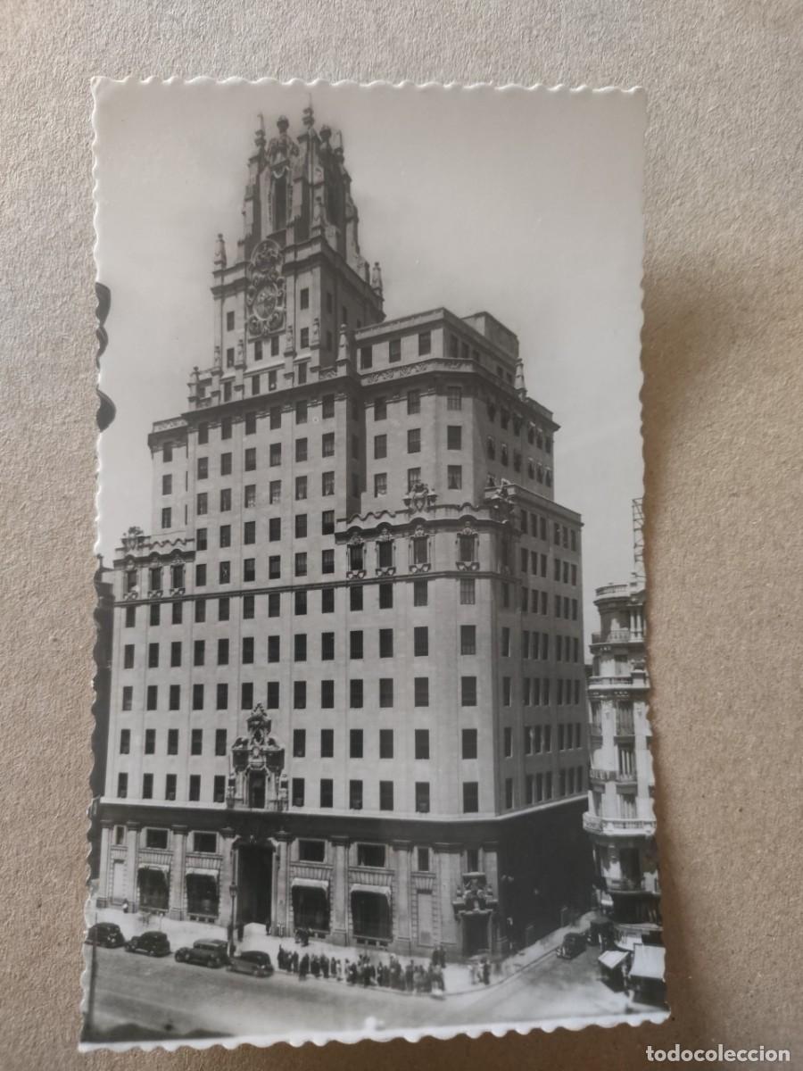 Postales: POSTAL MADRID PALACIO DE LA TELEFONICA - Foto 1