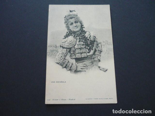 Postcards: UNA ESPA&Ntilde;OLA HAUSER Y MENET COL. BLANCO Y NEGRO