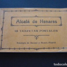 Postales: ALCALA DE HENARES MADRID CUADERNO 15 TARJETAS POSTALES HAUSER Y MENET COMPLETO