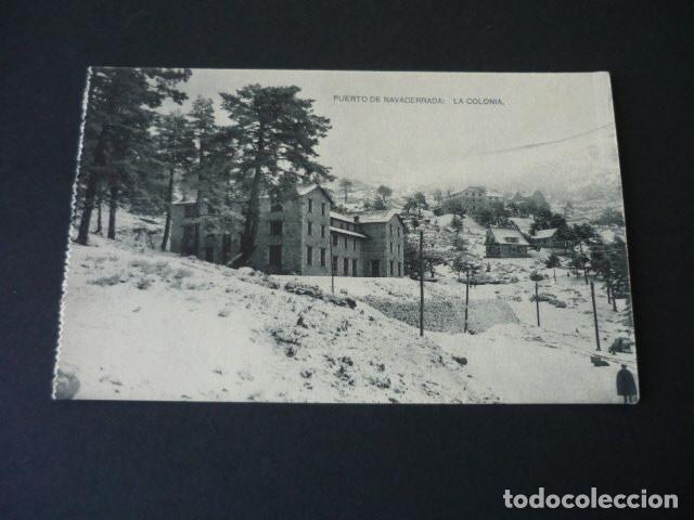 Postales: PUERTO DE NAVACERRADA MADRID LA COLONIA - Foto 1