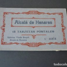 Postales: ALCALA DE HENARES MADRID CUADERNO 15 TARJETAS POSTALES HAUSER Y MENET A FALTA DE UNA
