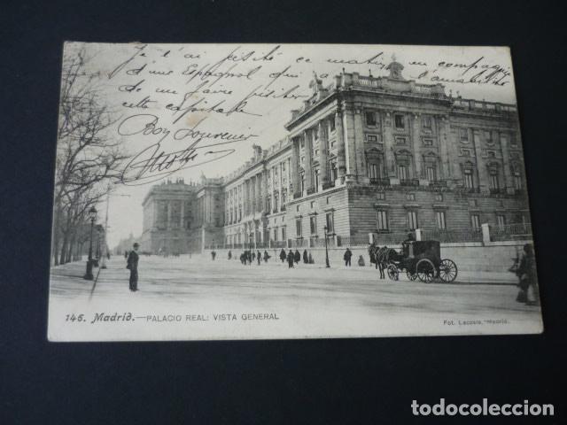 Postales: MADRID PALACIO REAL VISTA GENERAL - Foto 1