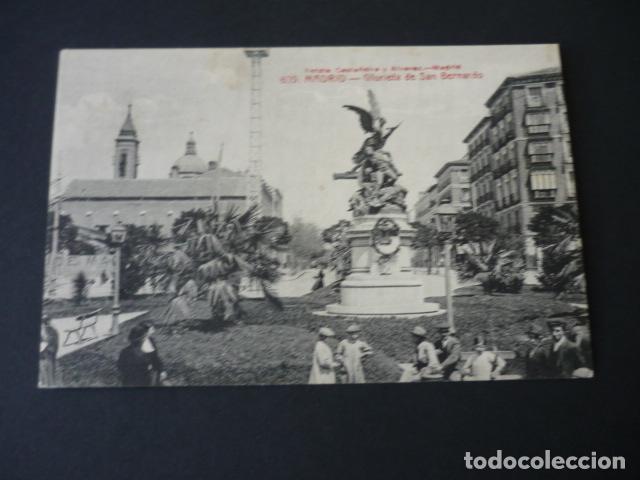 Postales: MADRID GLORIETA DE SAN BERNARDO - Foto 1