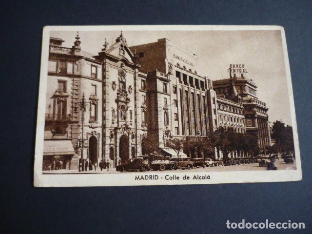 Postales: MADRID CALLE DE ALCALA - Foto 1