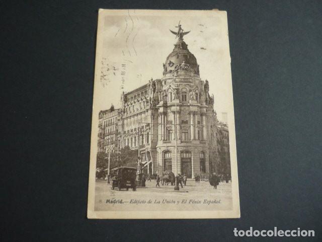 Postales: MADRID EDIFICIO DE LA UNION Y EL FENIX ESPA&Ntilde;OL - Foto 1