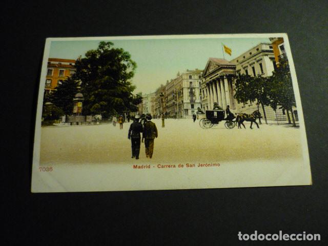 Postales: MADRID CARRERA DE SAN JERONIMO - Foto 1