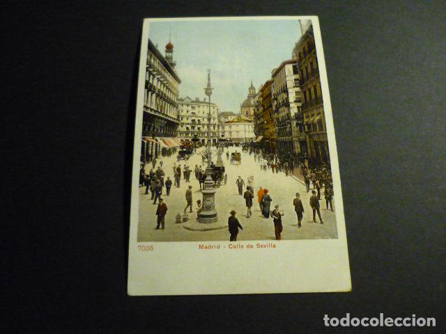 Postales: MADRID CALLE DE SEVILLA - Foto 1
