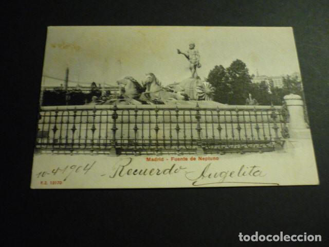 Postales: MADRID FUENTE DE NEPTUNO - Foto 1
