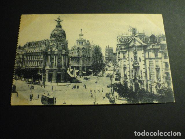 Postales: MADRID ENTRADA A LA GRAN VIA - Foto 1