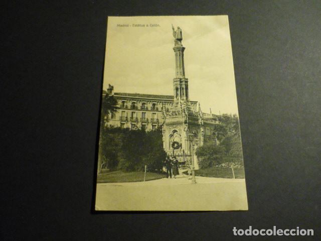 Postales: MADRID ESTATUA A COLON - Foto 1
