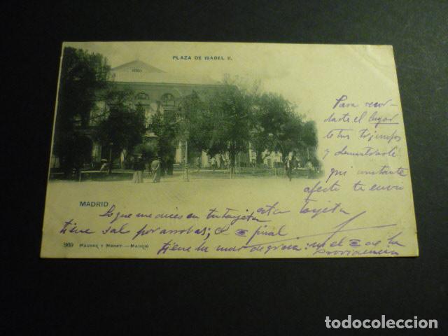 Postales: MADRID PLAZA DE ISABEL II - Foto 1