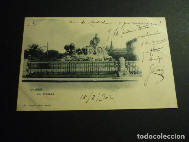 Postales: MADRID LA CIBELES HAUSER Y MENET - Foto 1