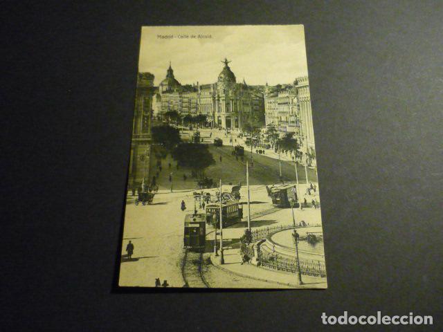 Postales: MADRID CALLE DE ALCALA - Foto 1