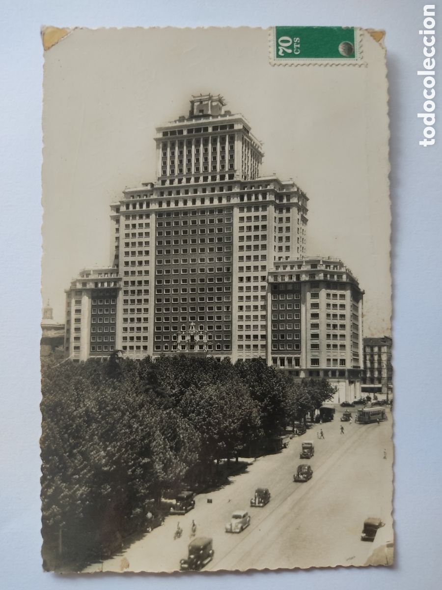 Postales: postal Madrid edificio Espa&ntilde;a - Foto 1