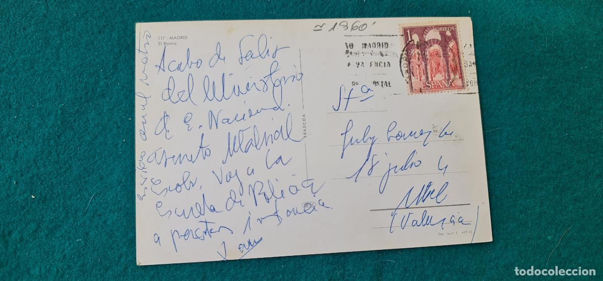 Postales: POSTAL MADRID (1960s) EL RASTRO - Foto 3