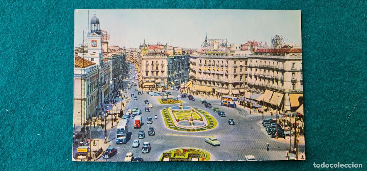 Postales: POSTAL MADRID (1960) PUERTA DEL SOL - Foto 1