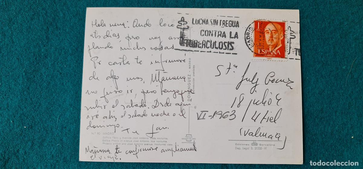 Postales: POSTAL MADRID (1963) EDIFICIO FENIX - Foto 2