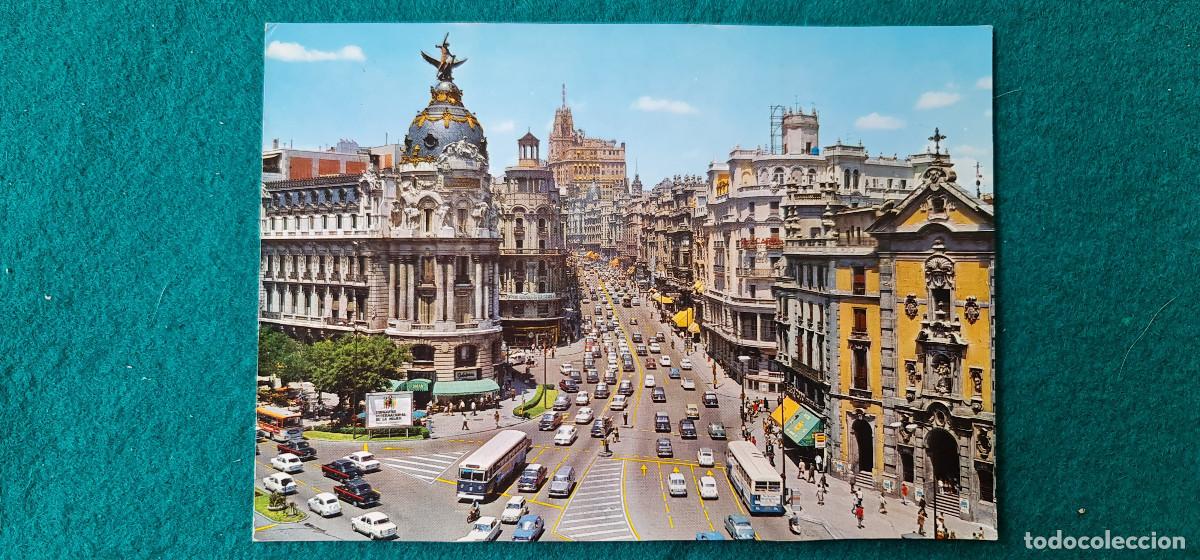 Postales: POSTAL MADRID (1972) EDIFICIO FENIX Y AV. DE JOSE ANTONIO - Foto 1