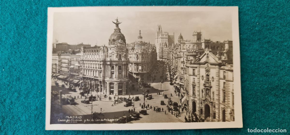 Postales: POSTAL MADRID - EDIFICIO FENIX Y CALLE ALCALA - Foto 1