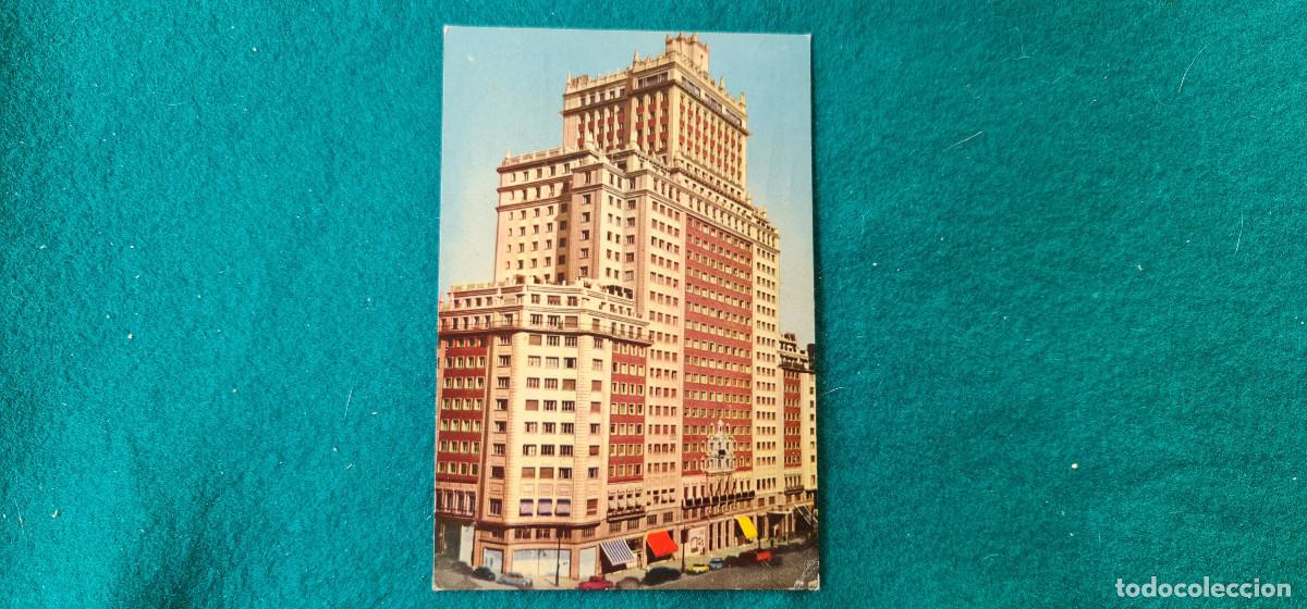 Postales: POSTAL MADRID (1950s) EDIFICIO ESPA&Ntilde;A - Foto 1