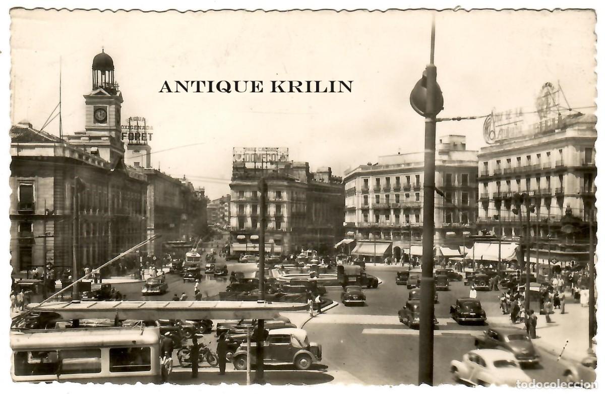 Postales: MADRID N&ordm; 48 PUERTA DEL SOL / EDICION HAE / CIRCULADA - Foto 1