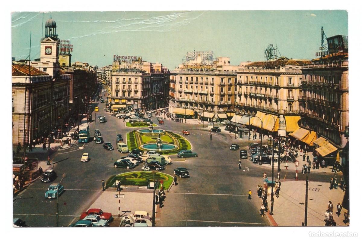 Postales: ESPA&Ntilde;A &bull; MADRID &bull; PUERTA DEL SOL - Foto 1