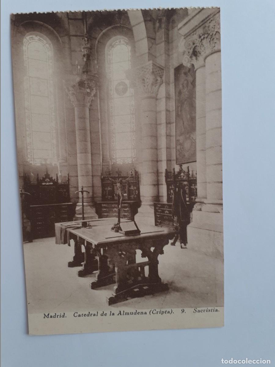 Postales: POSTAL - MADRID CATEDRAL DE LA ALMUDENA CRIPTA SACRISTIA - Foto 1