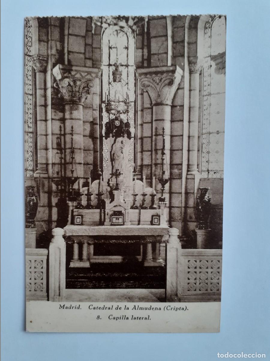 Postales: POSTAL - MADRID CATEDRAL DE LA ALMUDENA CRIPTA CAPILLA LATERAL - Foto 1