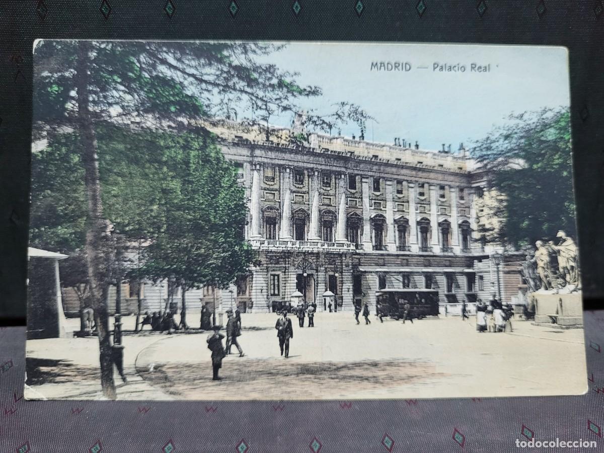 Postales: ANTIGUA POSTAL MADRID PALACIO REAL - Foto 1