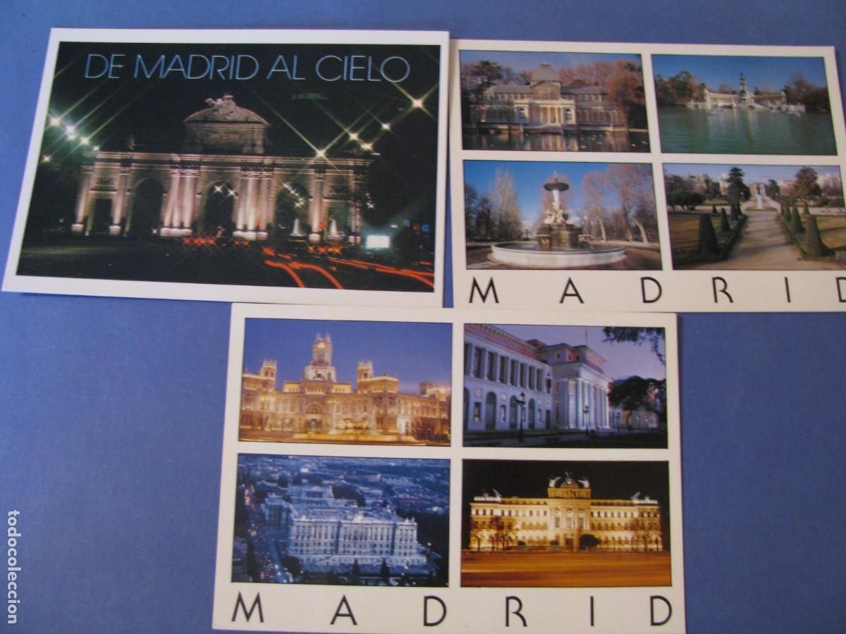 Postales: 3 POSTALES DE MADRID. EDICIONES 07. 1989, 1994. - Foto 1