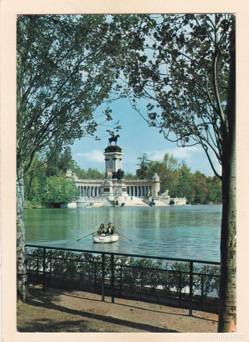 Postales: MADRID. ESTANQUE DEL RETIRO (1966) - Foto 1