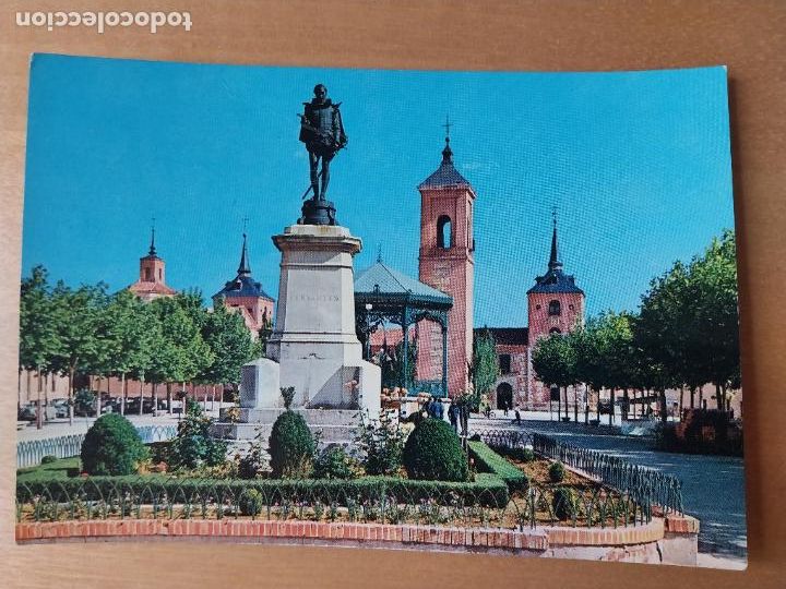 Postcards: ALCALA HENARES MONUMENTO CERVANTES ED VISTABELLA 3 ESCRITA