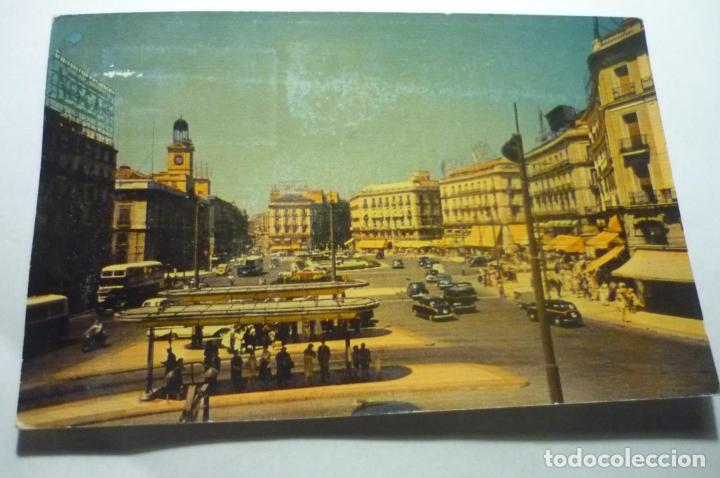 Postales: POSTAL MADRID PUERTA DEL SOL ESCRITA - Foto 1
