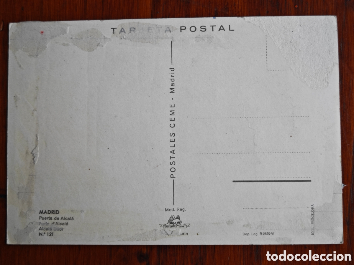 Postales: Madrid, puerta de alcala. - Foto 2