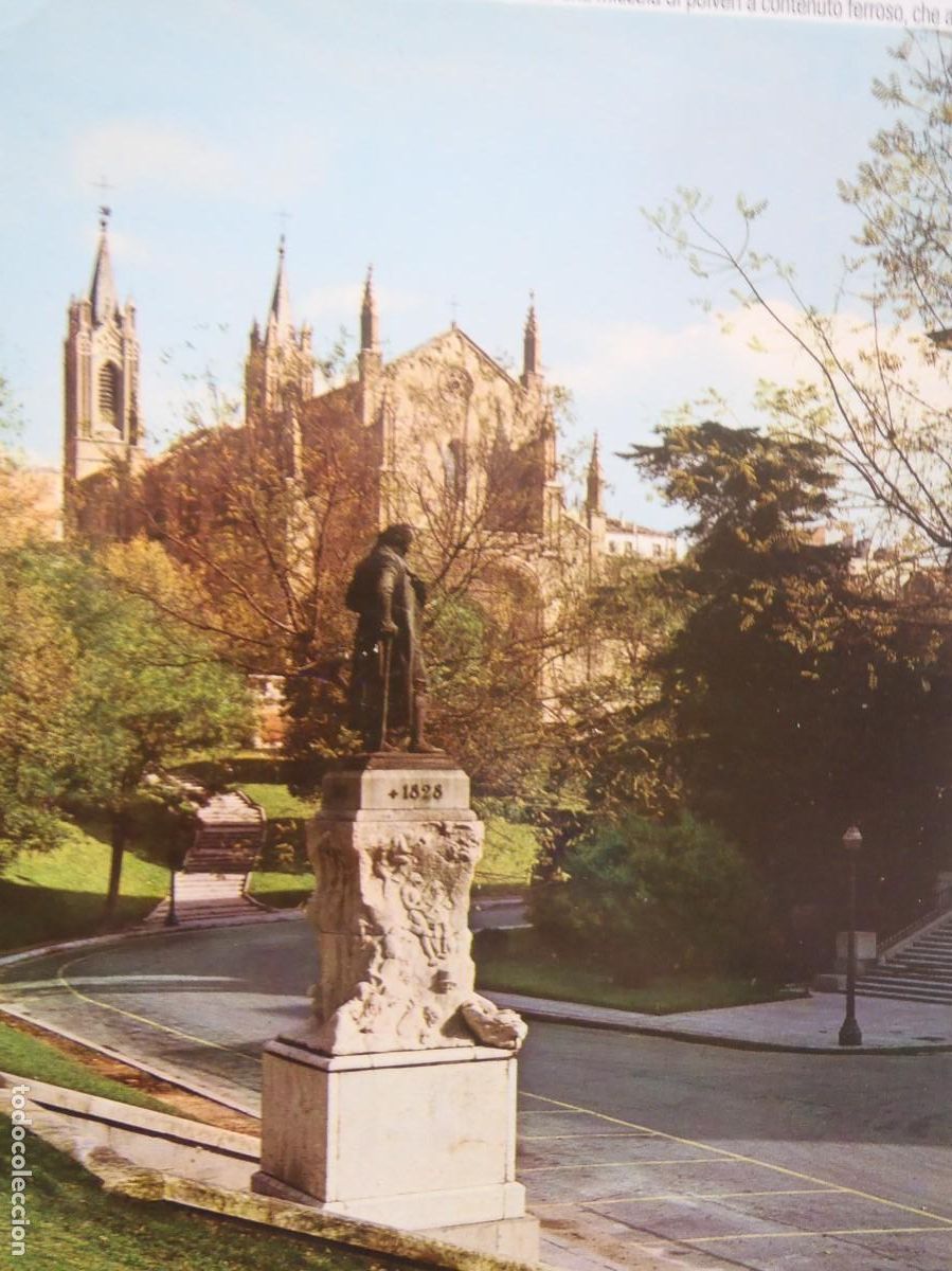 Postales: MADRID - MONUMENTO A GOYA - Foto 1